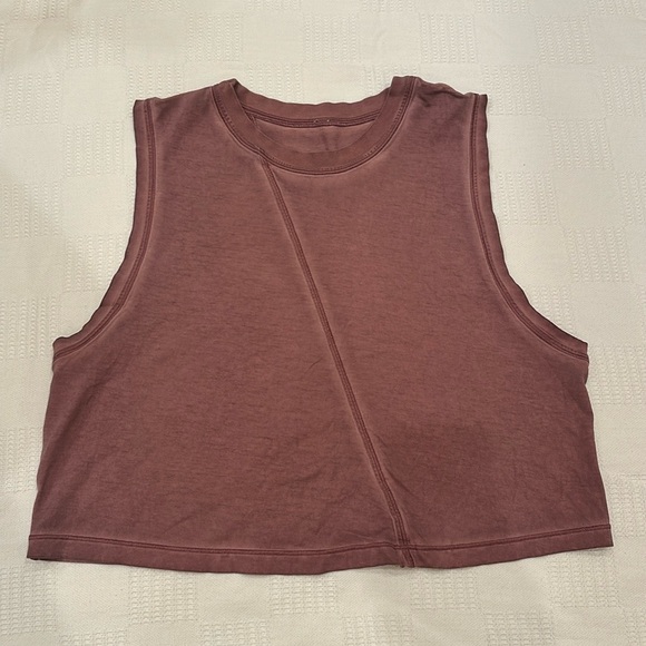 lululemon Size 4 Broken Beats Tank in Washed Plumful - Picture 1 of 2